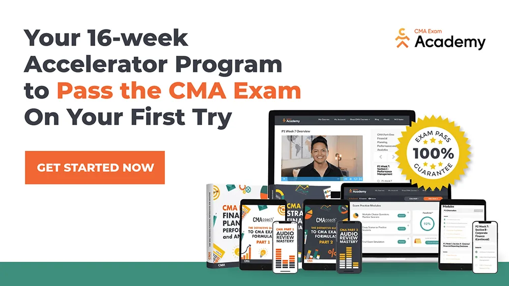 CMA Exam Academy 16-Week Accelerator Program